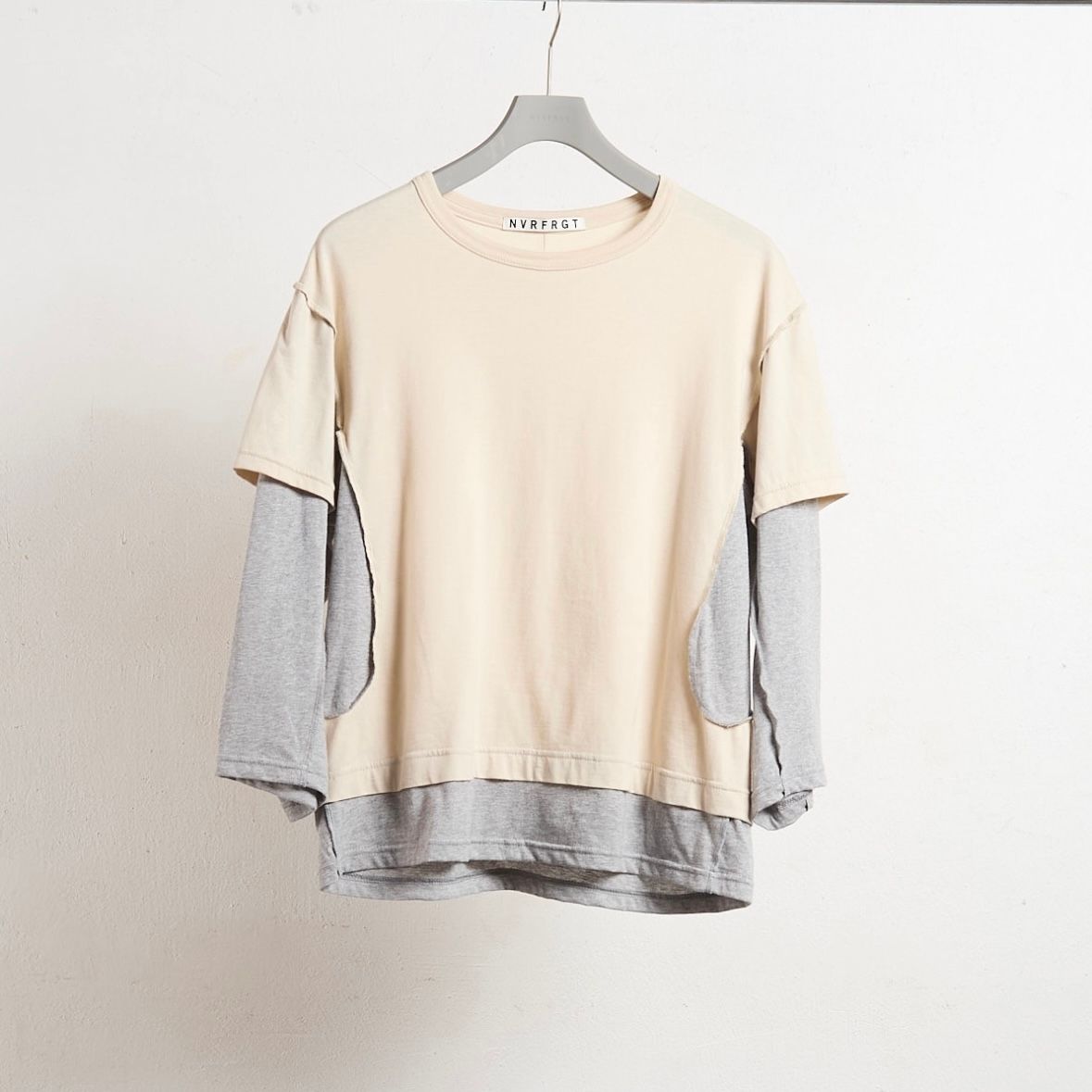【残り一点】Double Layered 3/4 Sleeve T-Shirt