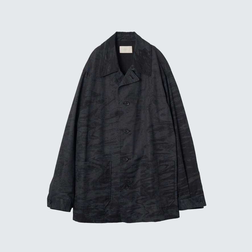 【残り一点】Photo Printed Cotton Gabardine Car Jacket