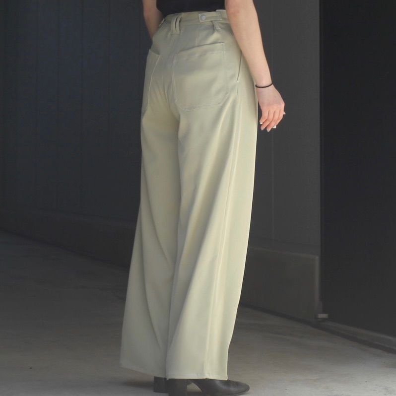 【残り一点】3Pleated Wide-Leg Trousers
