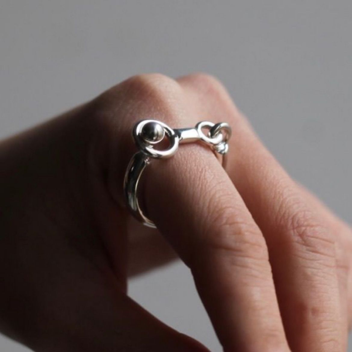 【残り一点】Lock Ring(WHITE)
