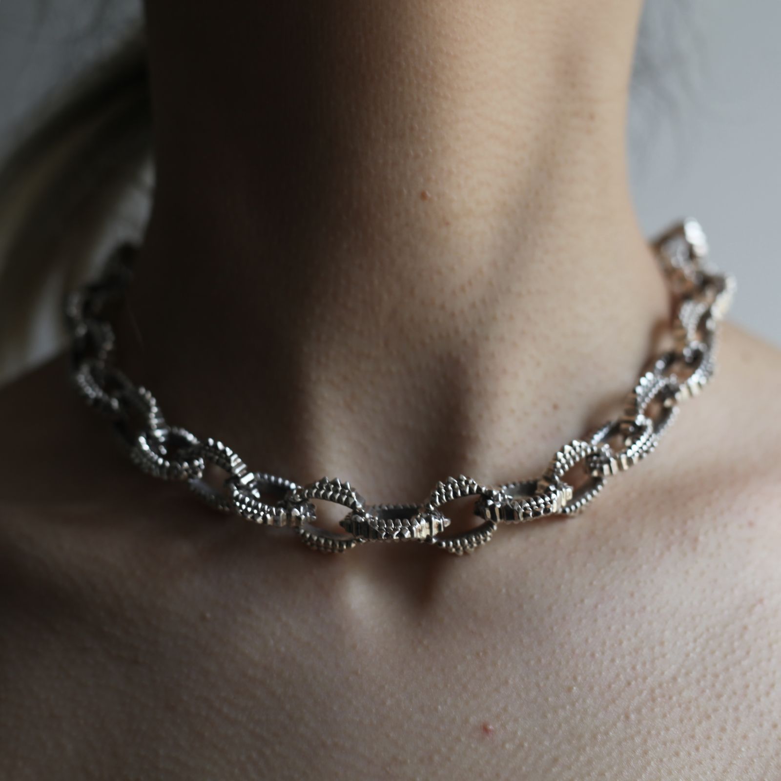 NATURAL INSTINCT   お取り寄せ注文可能Oval Chain ChokerSILVER