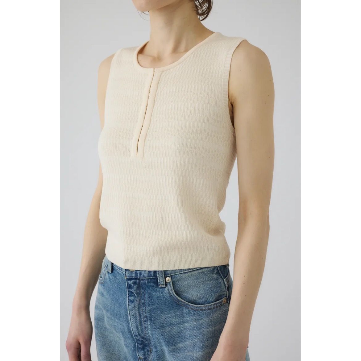 【残り一点】Round Neck Hook Tank