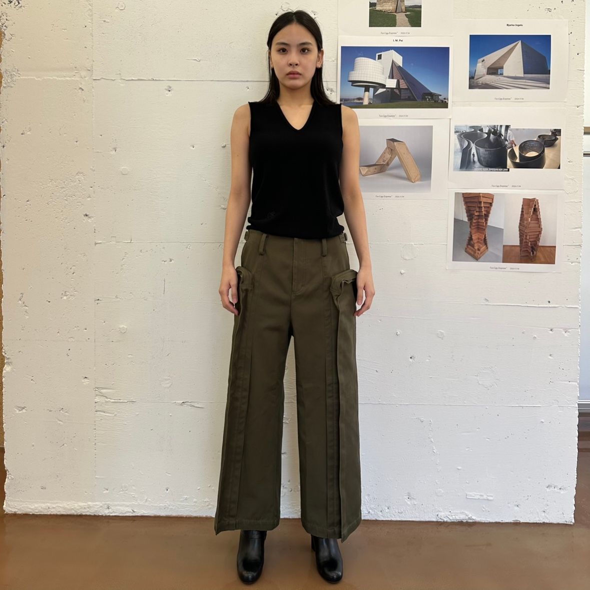 1～2日で発送】Fax Copy Express Pants パンツ 黒 S1 Fax Copy