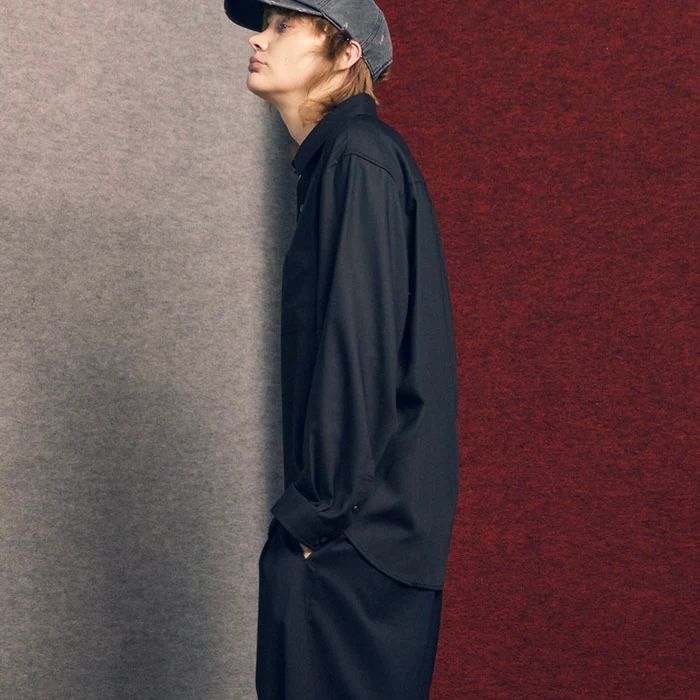 【残り一点】Wool Like Regular-Over Shirt