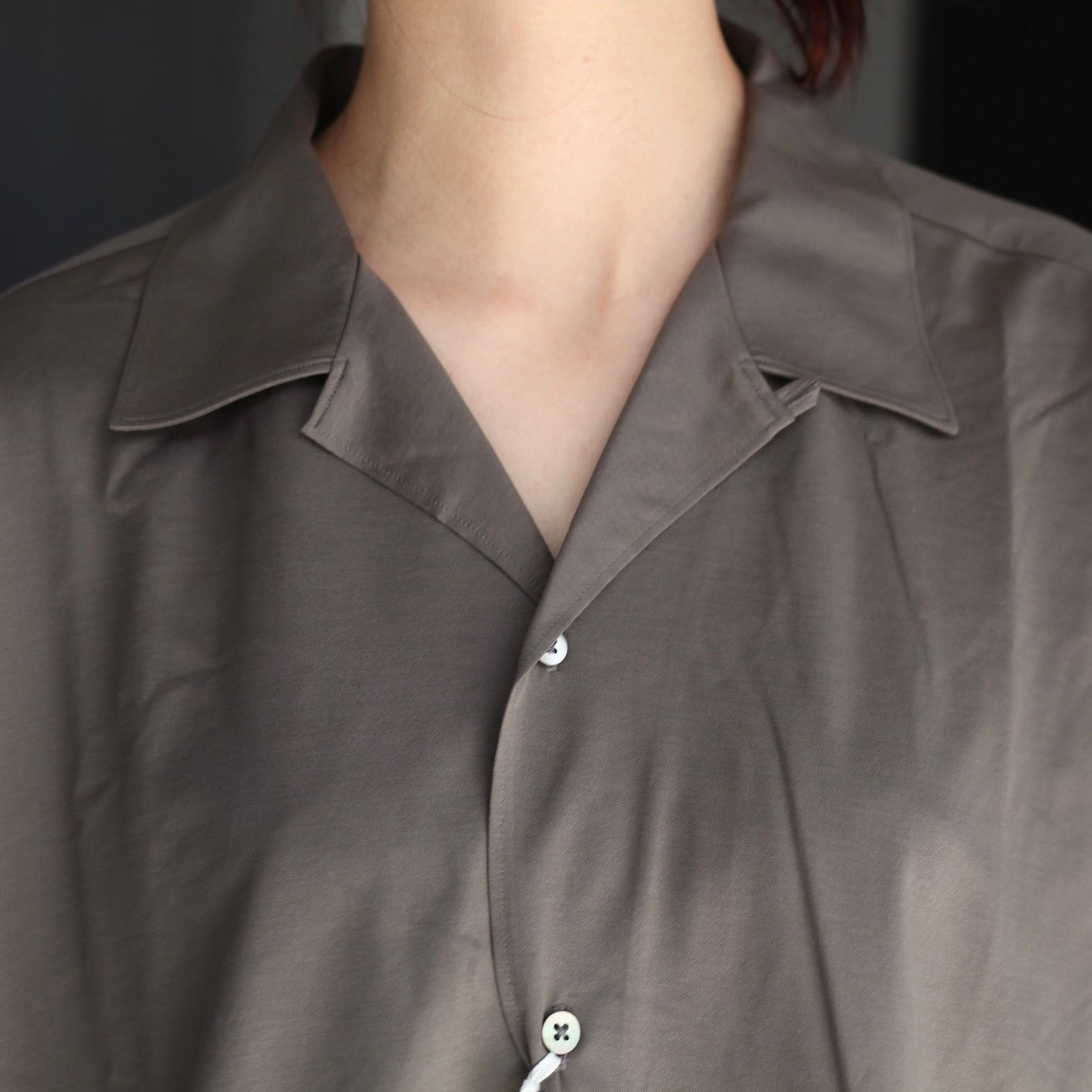 【残り一点】36G Cupro Ether Shirt