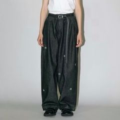 【残り一点】12.5OZワイドデニムパンツ(PRINTED_ONE WASH)