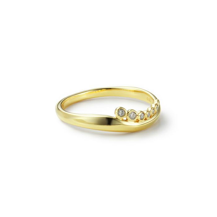 【お取り寄せ注文可能】K10 Narrow Ring_No.6(GOLD)