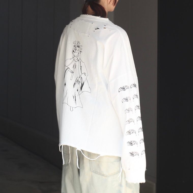 【残り一点】Wire Star Long Sleeve T-Shirt