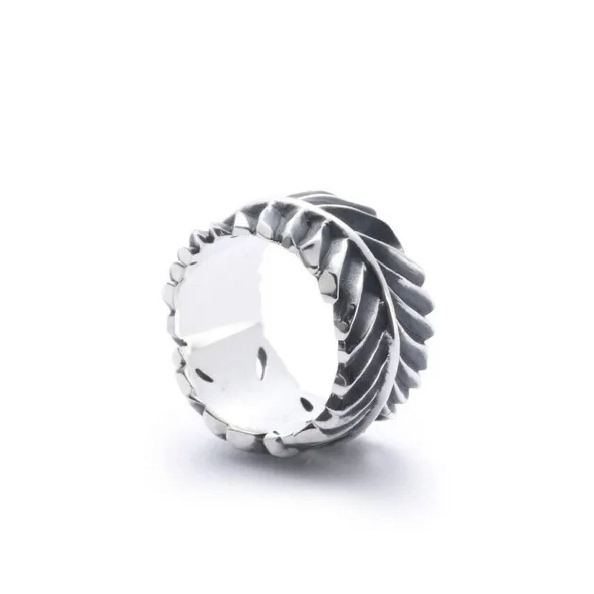 【お取り寄せ注文可能】Eagle Feather Ring L(SILVER)
