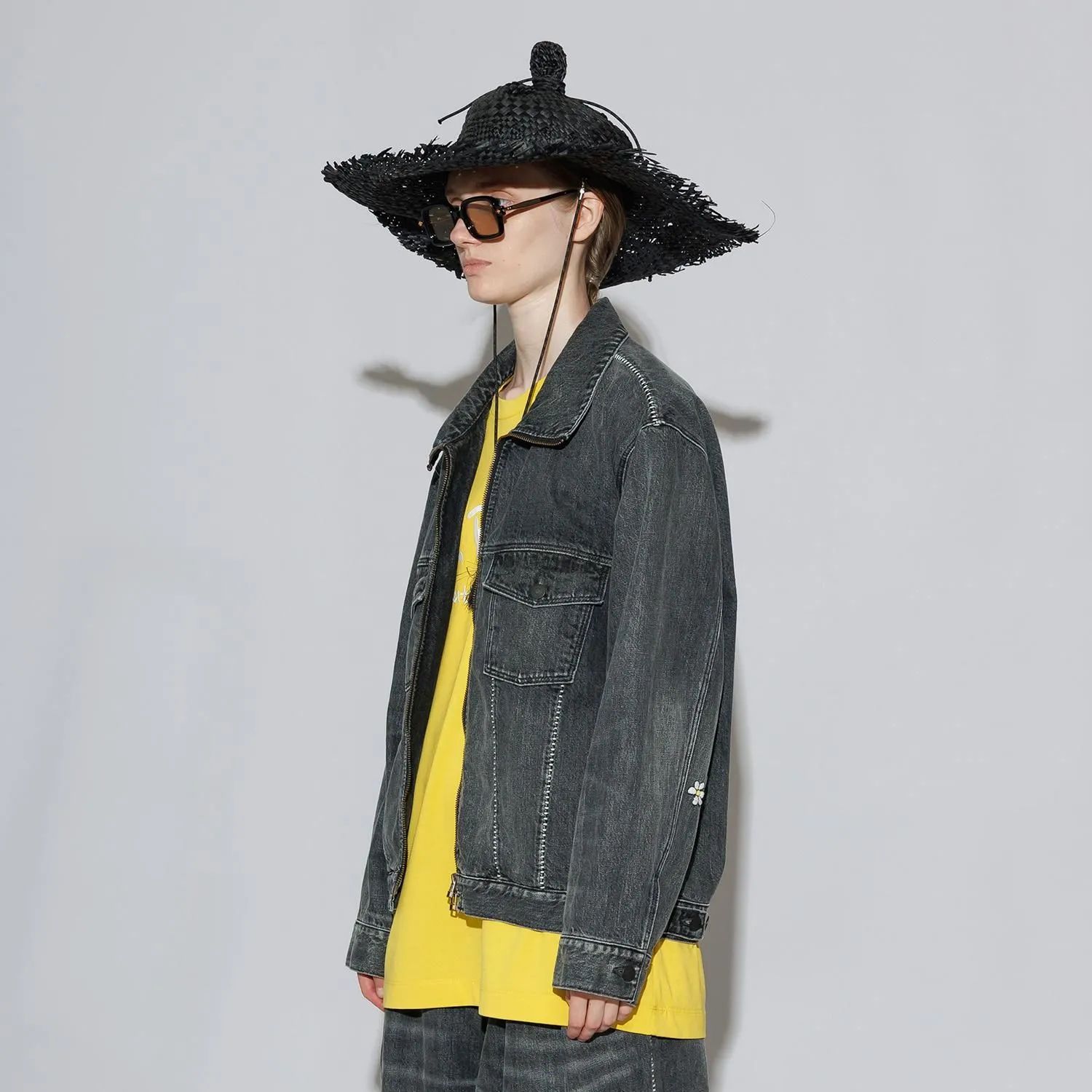 【残り一点】12.5OZデニムブルゾン(USED)