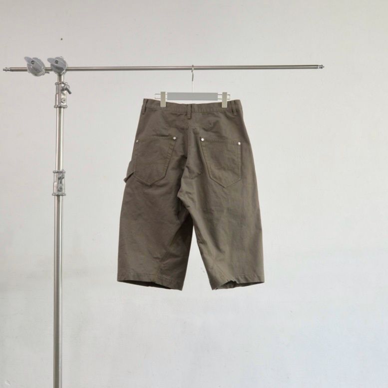 【残り一点】Curved Leg Double Knee Work Short Pants
