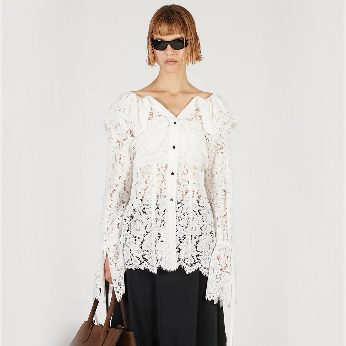 【残り一点】Scallop Lace Blouse