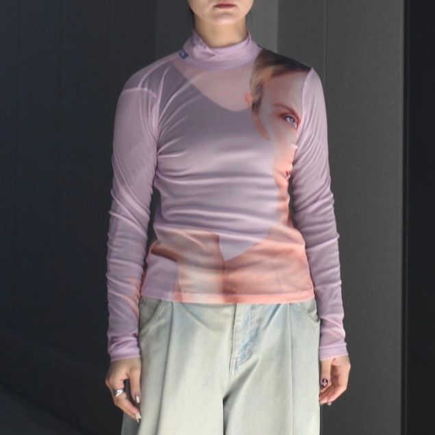 【残り一点】Graphic Mesh Top A