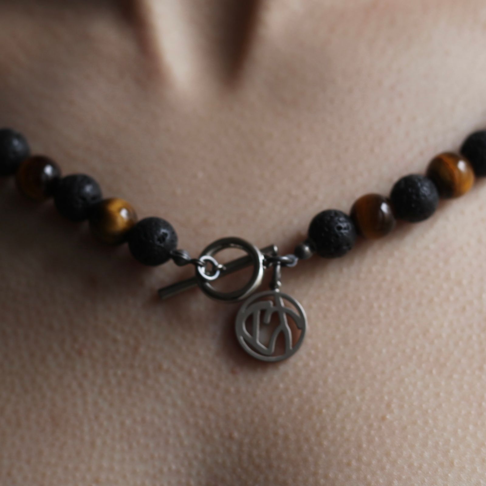 SOSHIOTSUKI - 【残りわずか】Single Juzu Necklace Slim(GREY