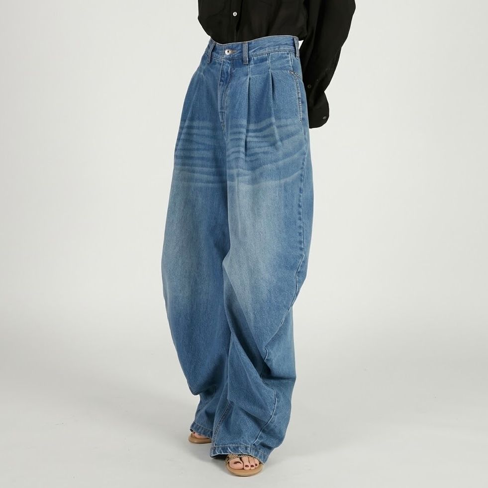 【残り一点】Drape Denim Pants