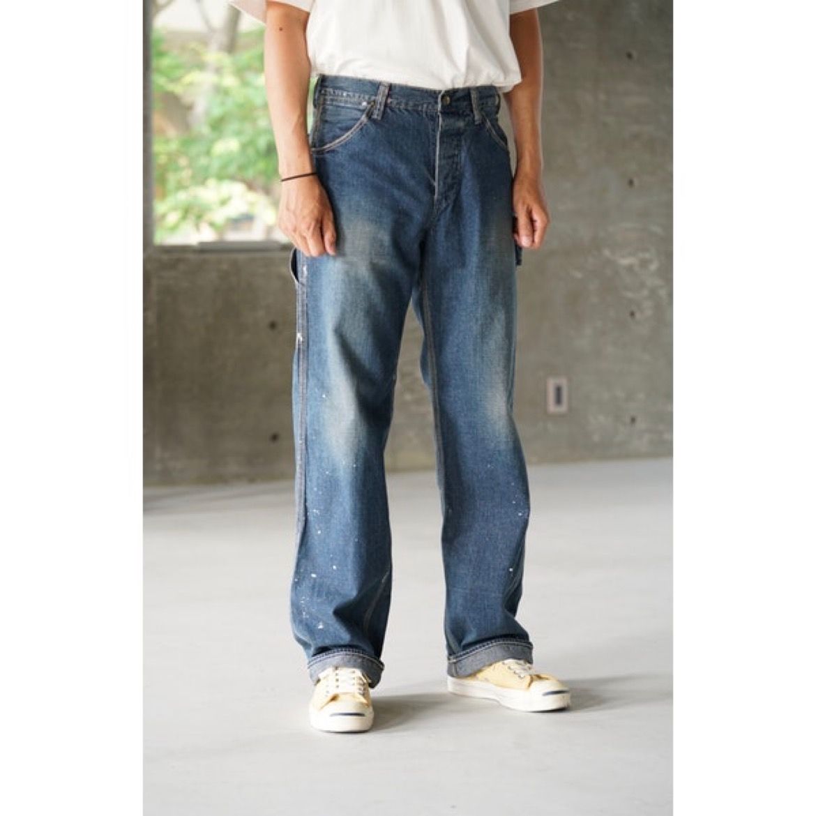 orSlow - 【残り一点】Denim Painter Pants(USED WASH) | ACRMTSM ONLINE STORE