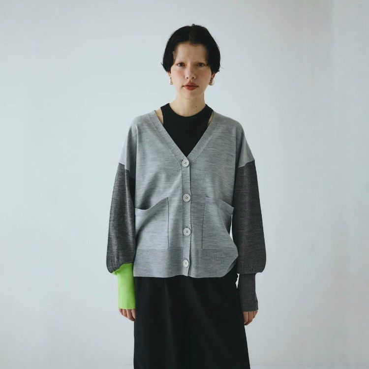 【残り一点】Bicolor Knit Cardigan