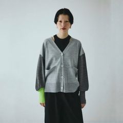 【残り一点】Bicolor Knit Cardigan