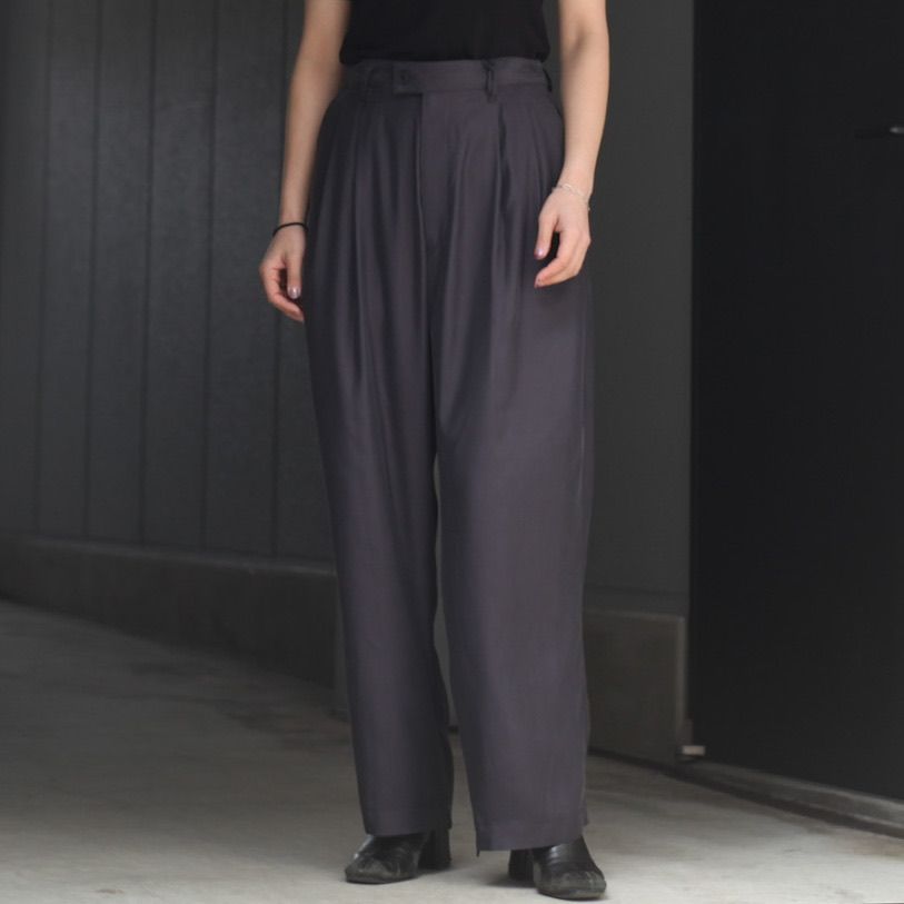 stein - 【残りわずか】Cupro Wide Easy Trousers | ACRMTSM ONLINE STORE