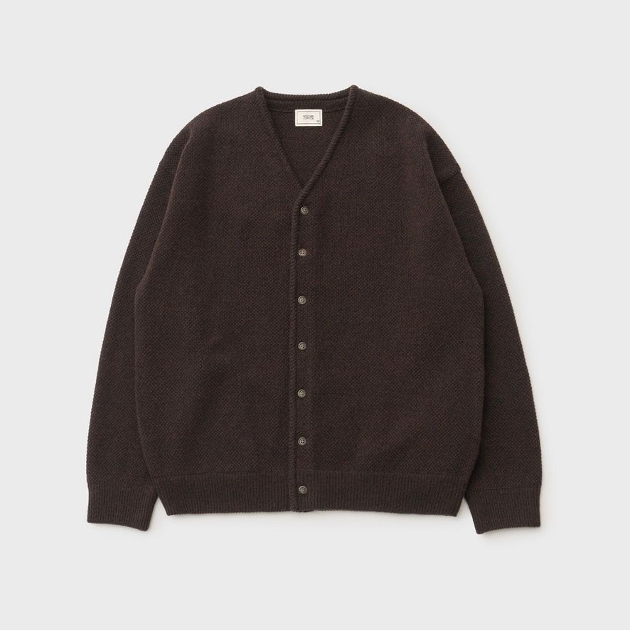 【残り一点】Moss Stitch V-Neck Cardigan