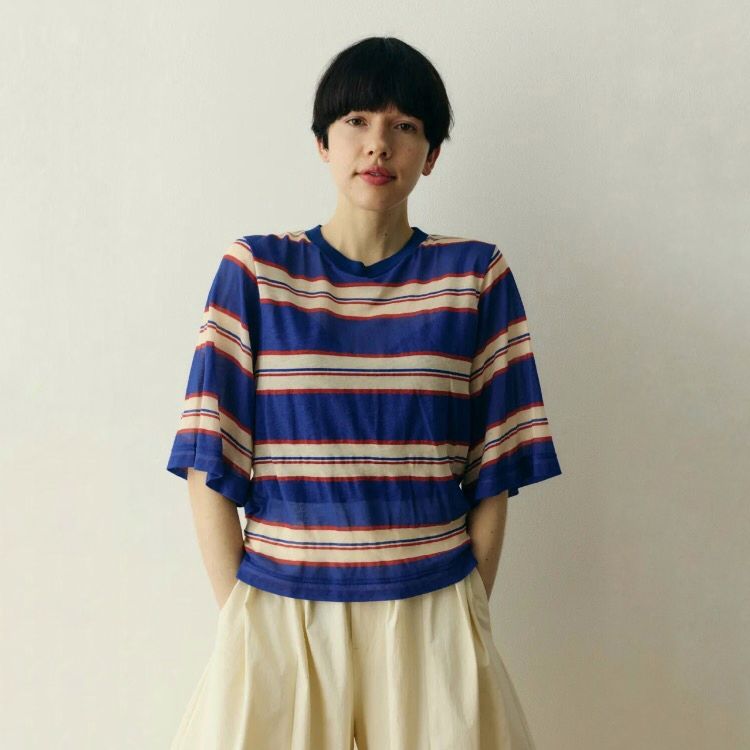 【残り一点】Border Half Tops