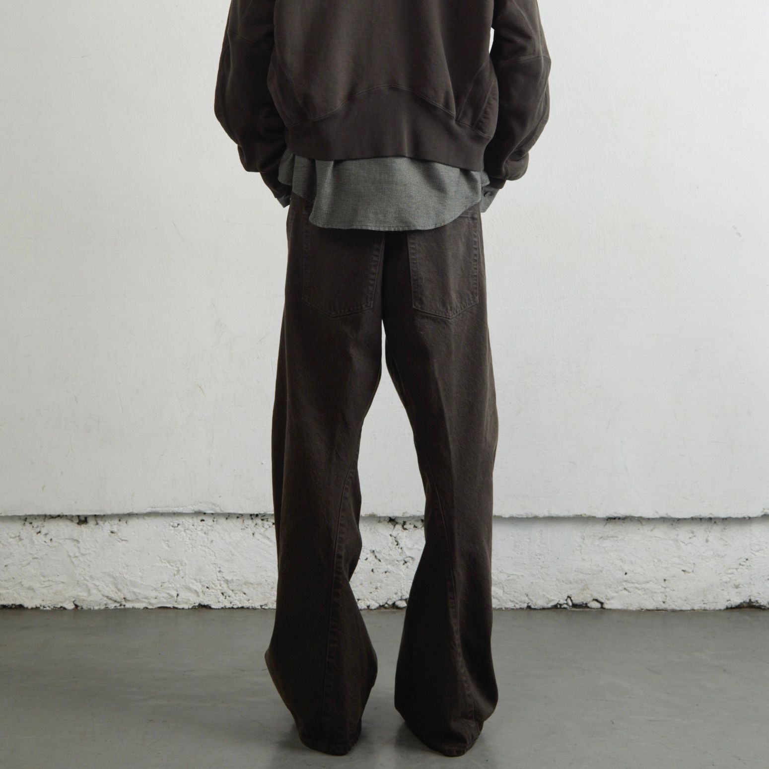NVRFRGT - 【残りわずか】3D Twisted Wide Leg Jeans | ACRMTSM NVRFRGT - 【残りわずか】3D Twisted Wide Leg Jeans | ACRMTSM