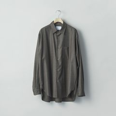 【残り一点】Extra Fine Wool Oversized Regular Collar Shirt