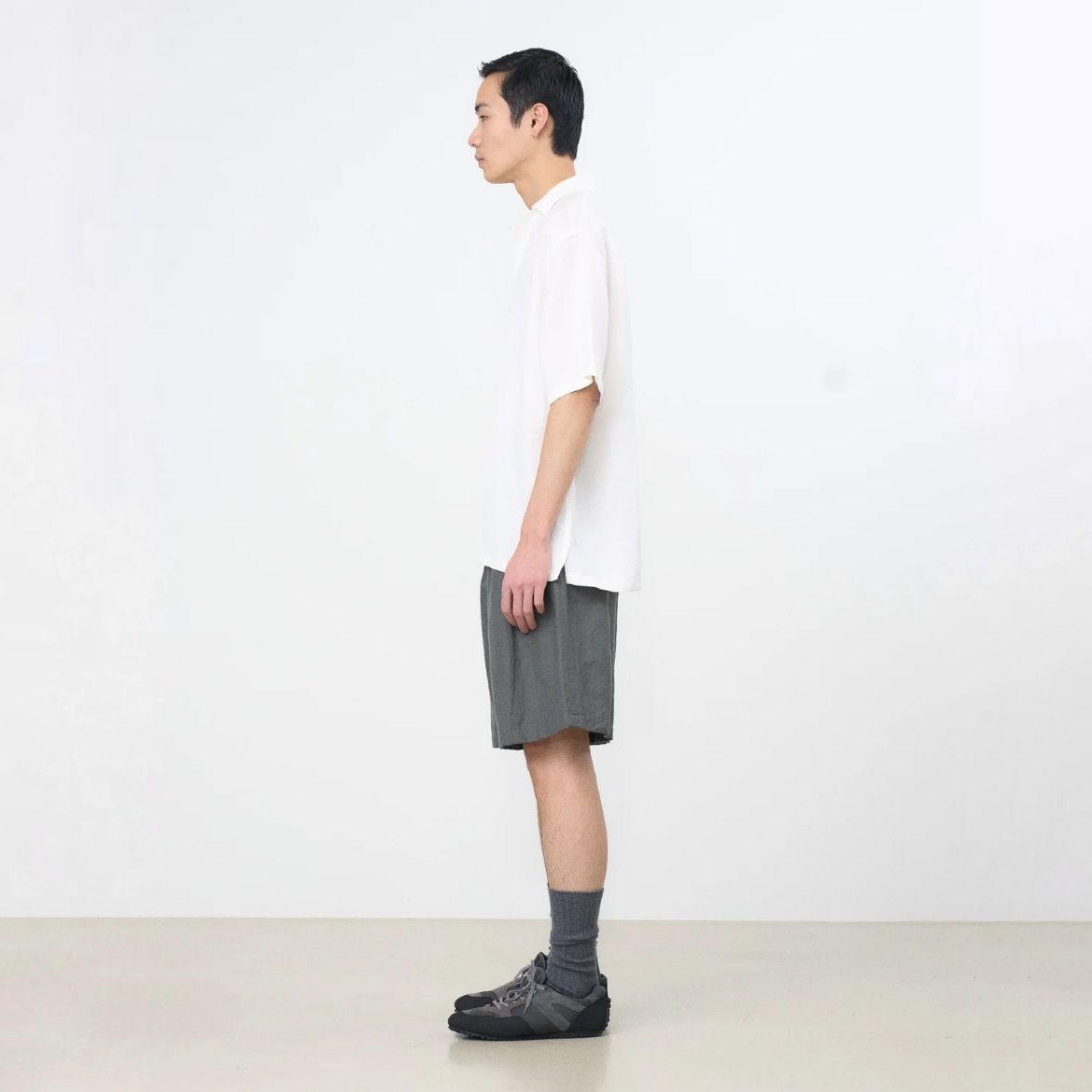 【残り一点】Wool Linen 3Pleated Shorts