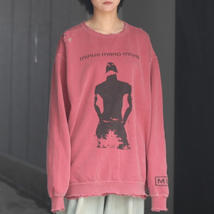 MINUS - 【残り一点】Bootleg Crew Sweat(DAMAGED) | ACRMTSM ONLINE STORE