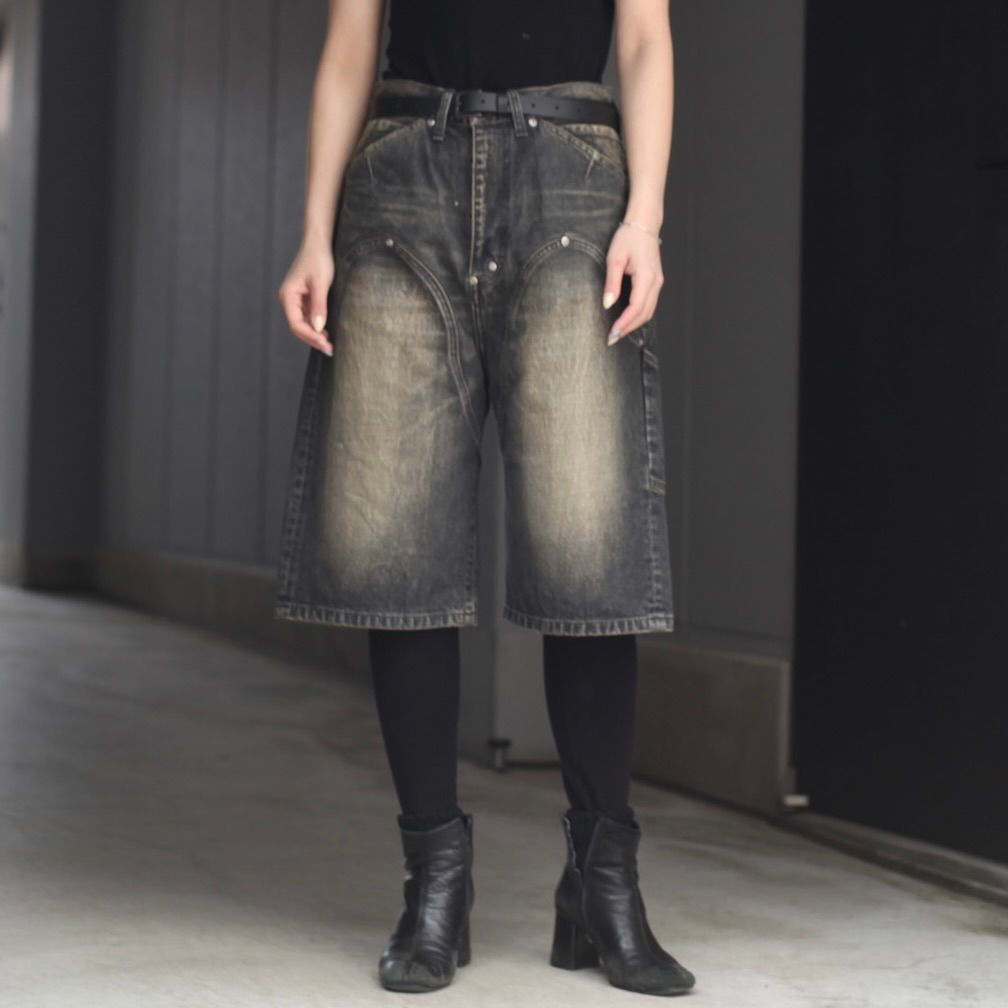 【残り一点】Newcommune Baggy Denim Shorts
