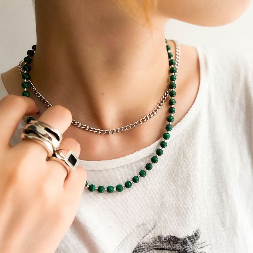 GARNI - 【お取り寄せ注文可能】Stone Ball Chain Necklace