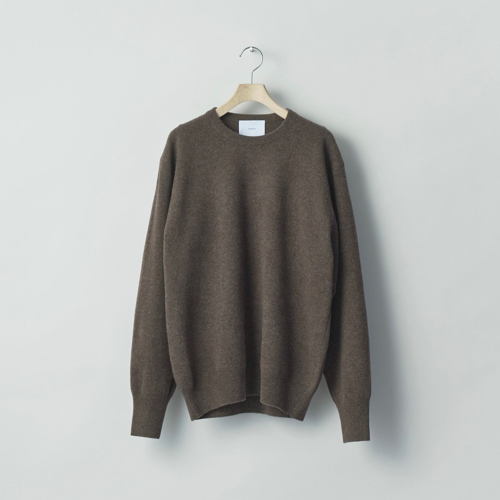 【残りわずか】Extra Fine Wool Knit Crew Neck LS