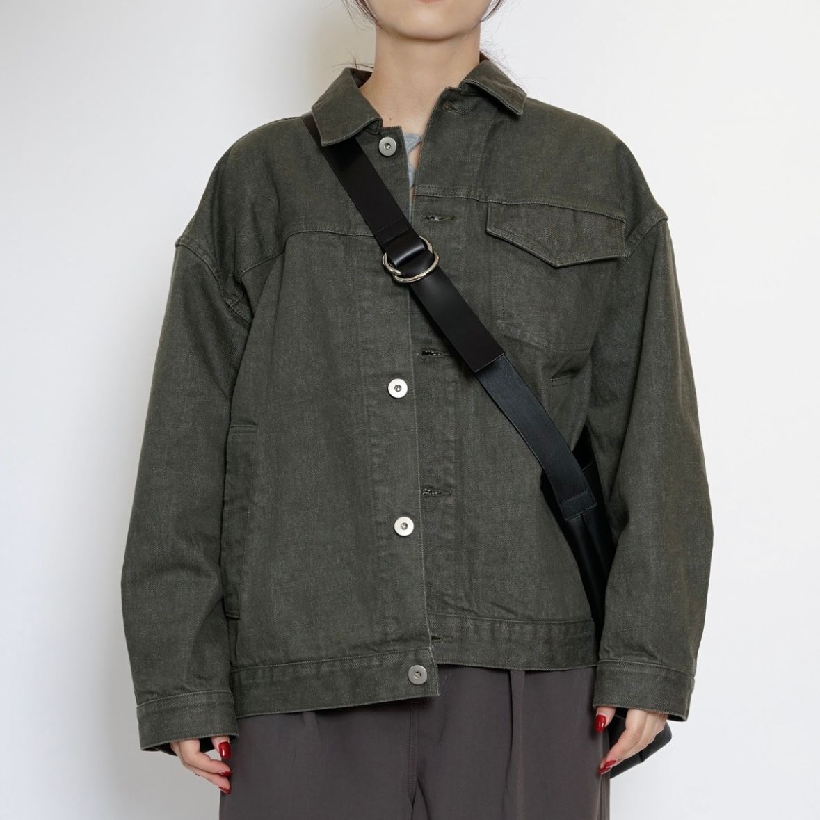 【残り一点】Leather Shoulder Bag L