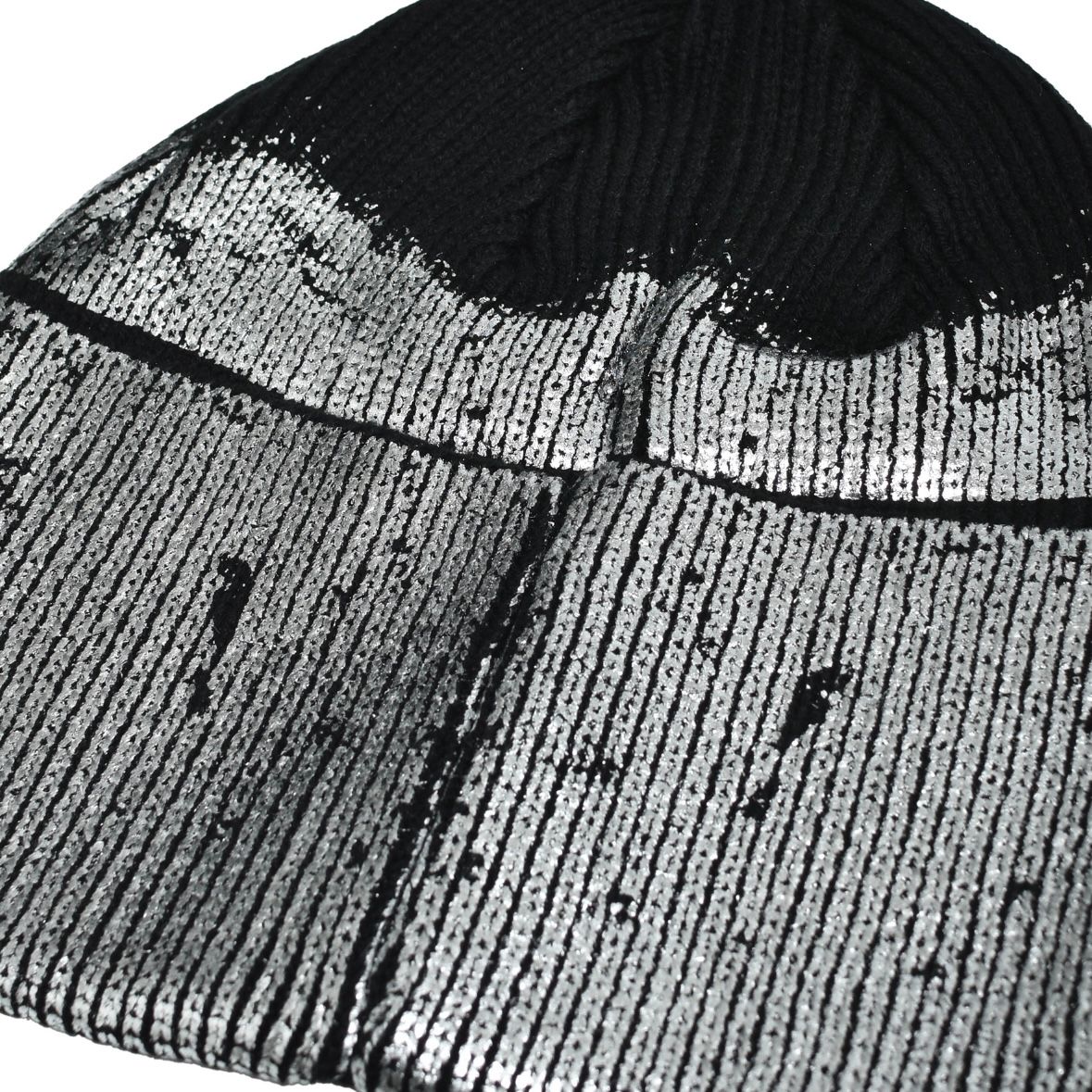 【残り一点】Foil Print Knit Cap