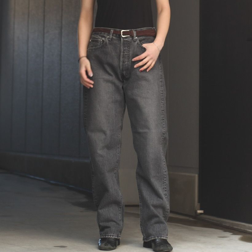 orSlow - 【残り一点】105 90's Black Denim(STONE WASH