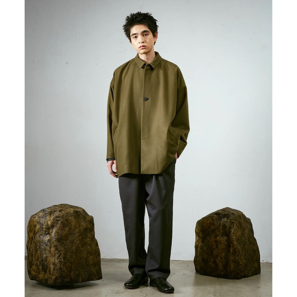 【残り一点】メルトンBIGハーフコート