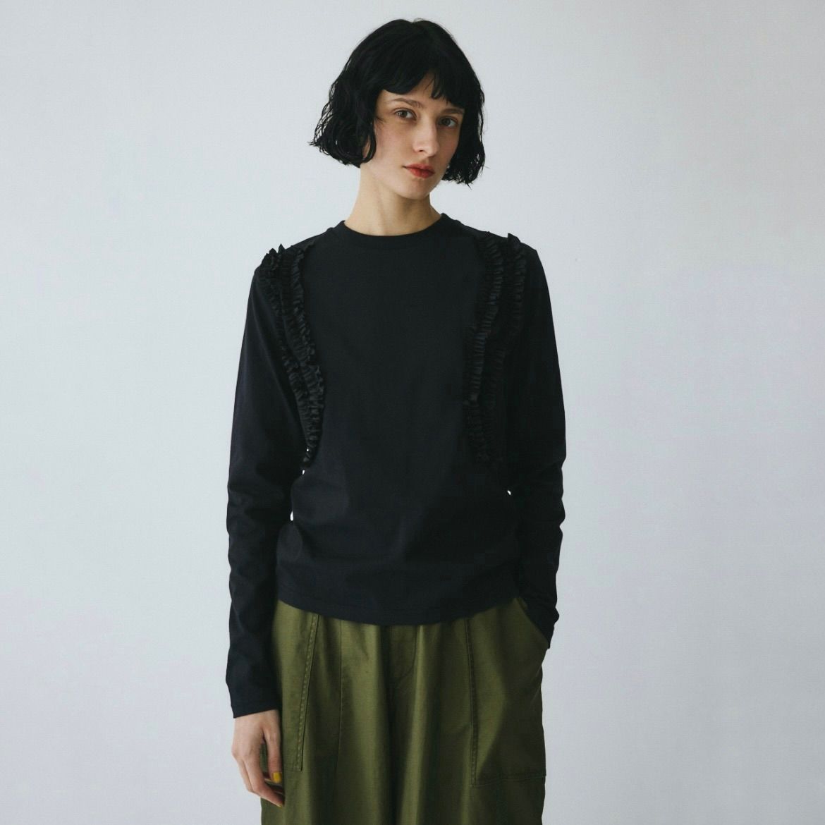 【残り一点】Wave Frill Cut Tops