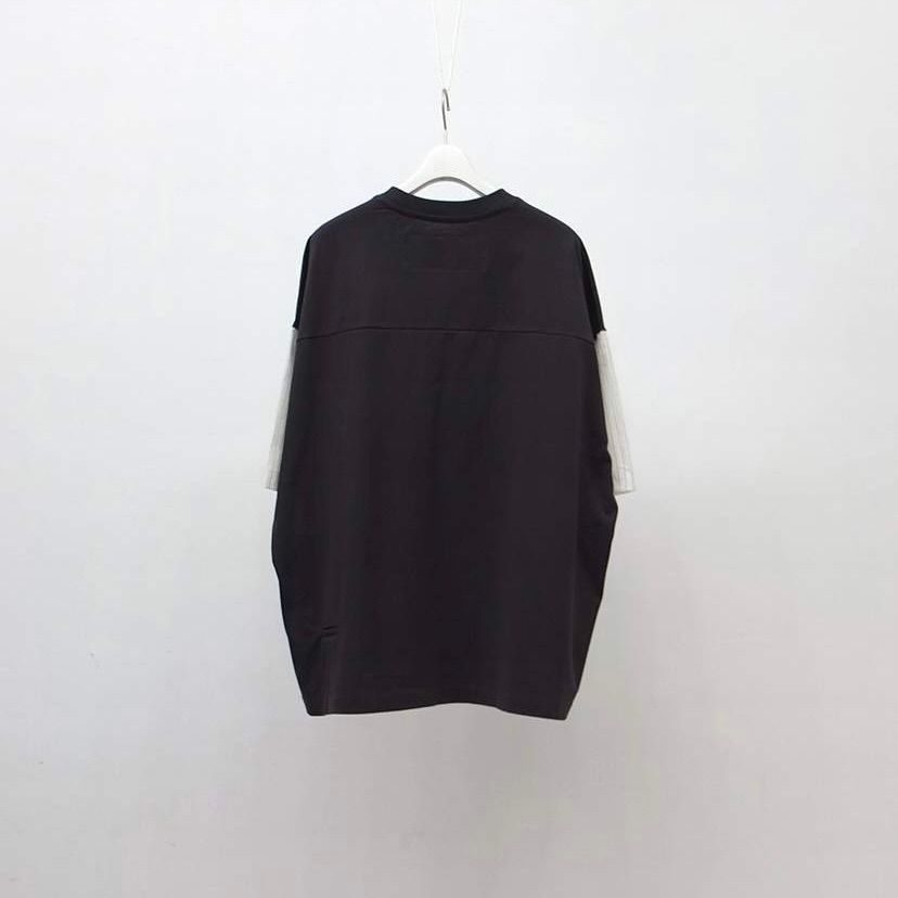 【残り一点】シャツ切替ワイドT