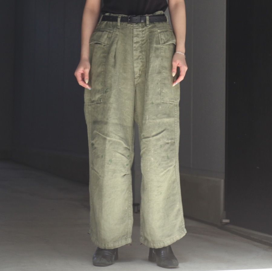 【残り一点】HBT Linen Cargo Pants