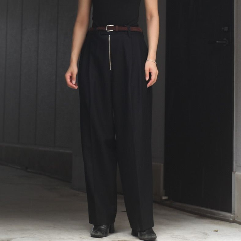 stein - 【残りわずか】EX Wide Tapered Bare Zip Trousers | ACRMTSM 
