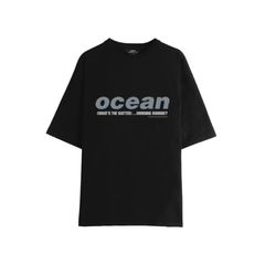 【残りわずか】Oversized Drop Shoulder T-Shirt(OCEAN)