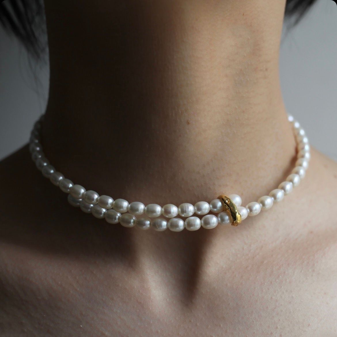 アクセサリー PREEK BAROUQUE PERAL DOG CHOKER NECKLACE PREEK＞BAROUQUE PERAL DOG CHOKER NECKLACE/チョーカー