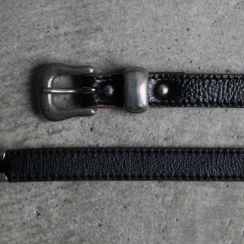 【残り一点】Dotted Western Buckle Belt(SILVER)