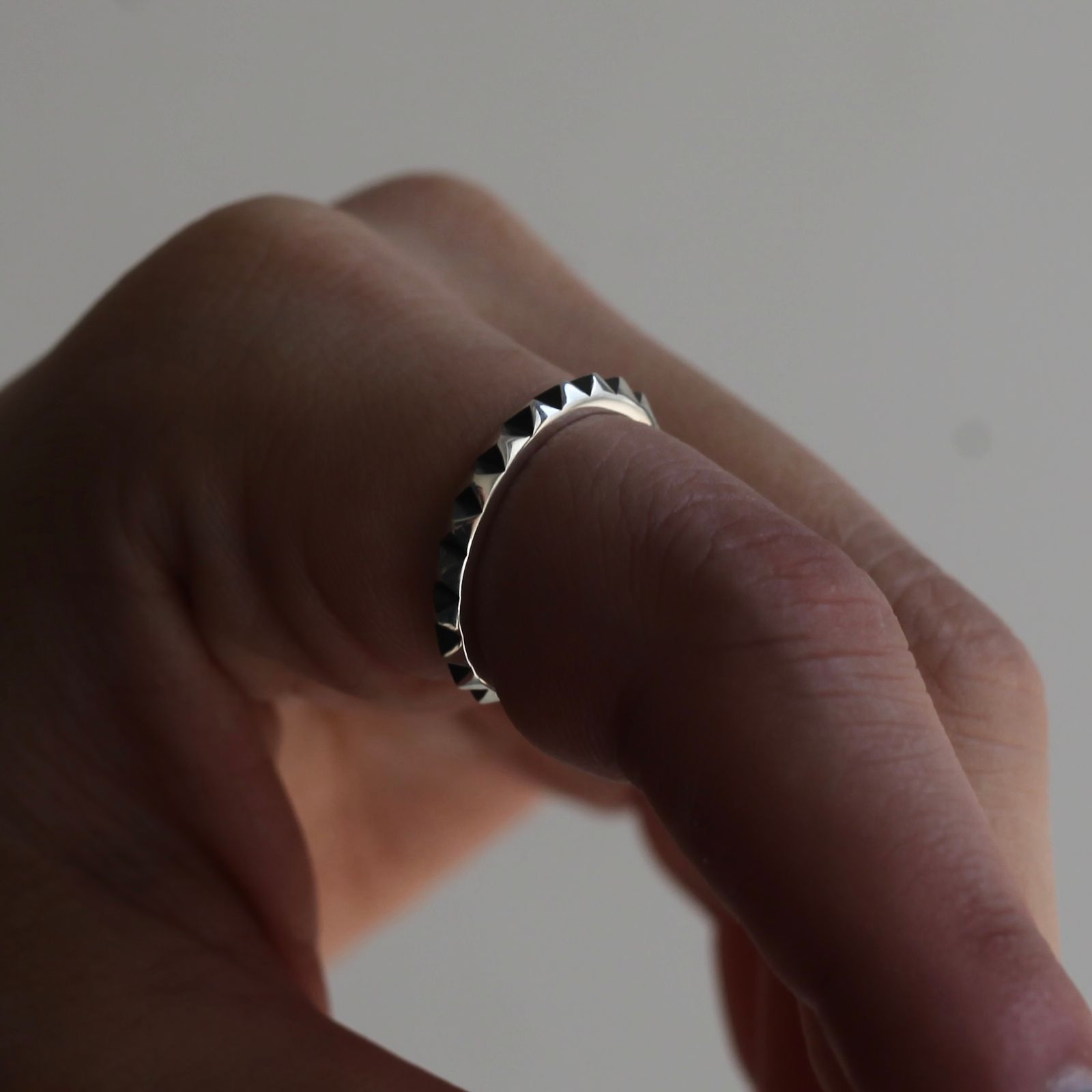 【お取り寄せ注文可能】Multiple Studs Ring S