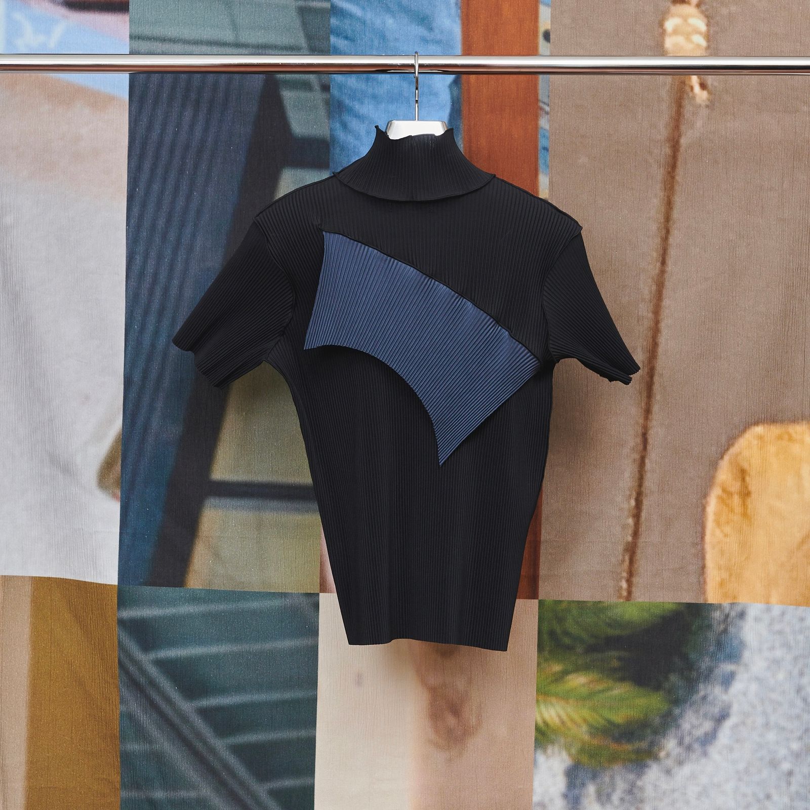 【残り一点】Todo Wave Top Short Sleeve High Neck