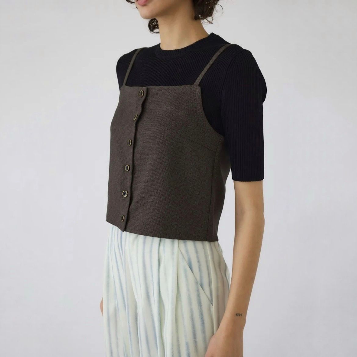 【残り一点】Tweed Cami Tops
