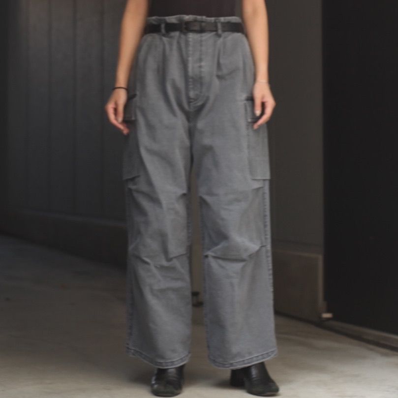 【残り一点】Fade Wide Military Trousers