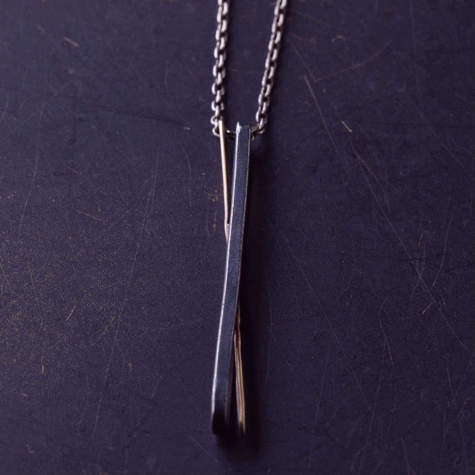 【お取り寄せ注文可能】Narrow Oval Combination Necklace