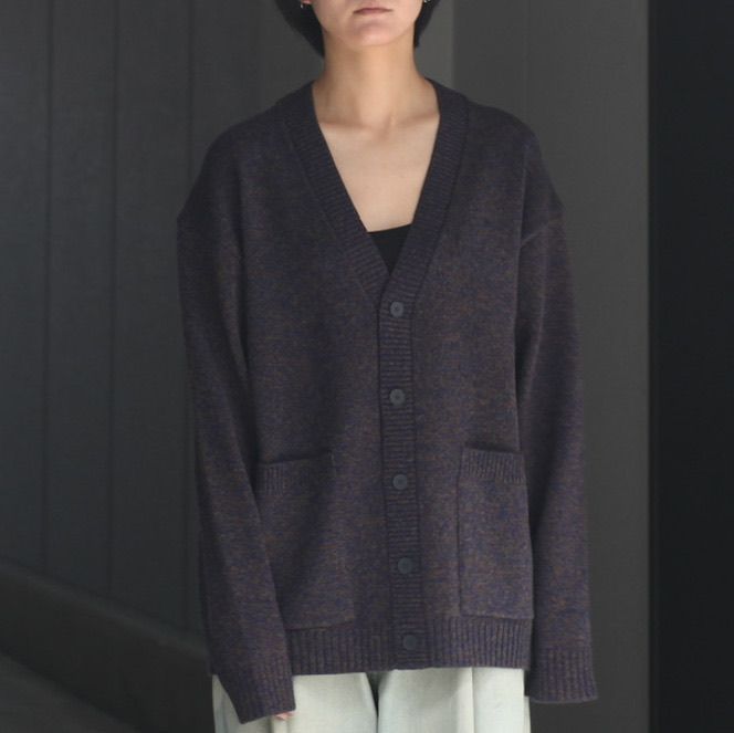 【残り一点】Wool Mouline Oversized Cardigan