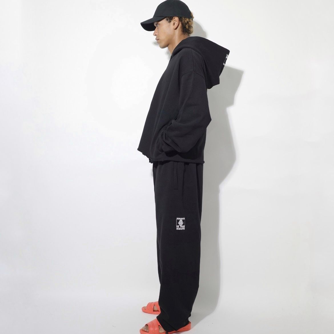 【残り一点】Cut Off Wide Zip Sweat Hoodie